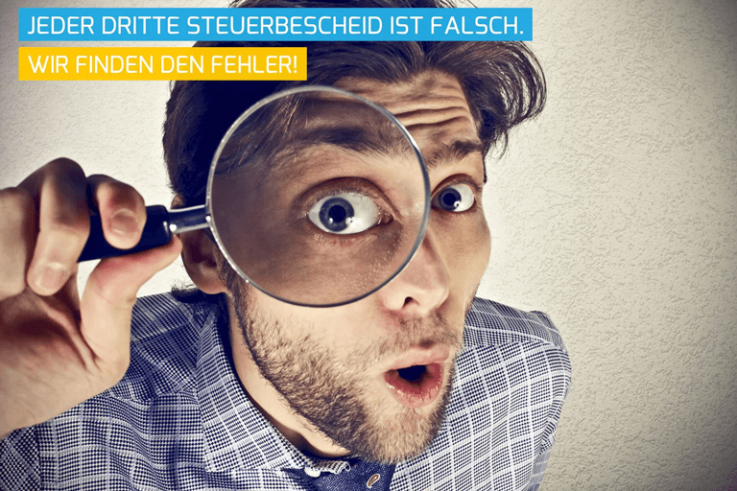 Fehler bei der Steuererklärung. Steuerbescheid prüfen ist wichtig.