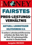 Focus Money Testergebnis 2023 | Fairstes Preis-Leistungs-Verhältnis | Aktuell Lohnsteuerhilfeverein e.V.