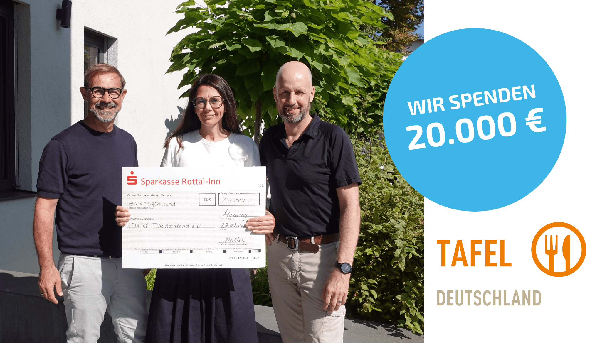 Spendenaktion für die Tafel Deutschland e.V.