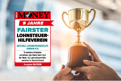 Focus Money Test 2026 | 9 Jahre fairster Lohnsteuerhilfeverein | Aktuell Lohnsteuerhilfeverein e.V.