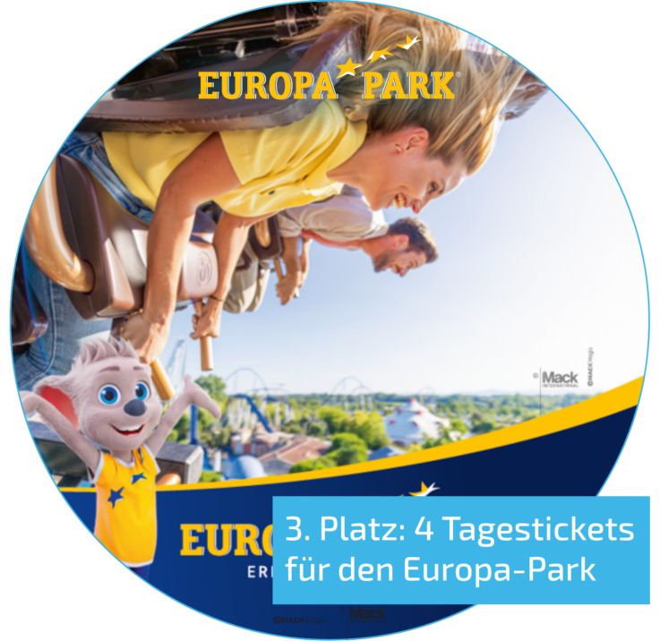 Gewinnspiel Mitgliederinfo 3. Platz Europa-Park